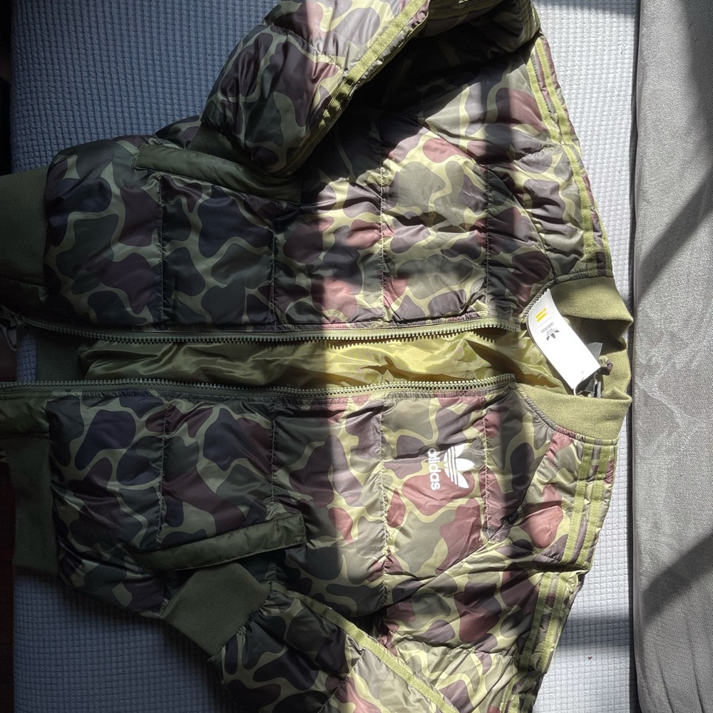 Pharrell Williams camo jacket
